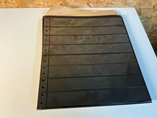 Kabe 15 Stück Wega Blätter schwarz mit verschiedenen Streifen (34953)