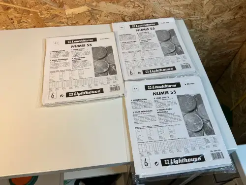 Leuchtturm 3 Packungen Numis 55 (34949)