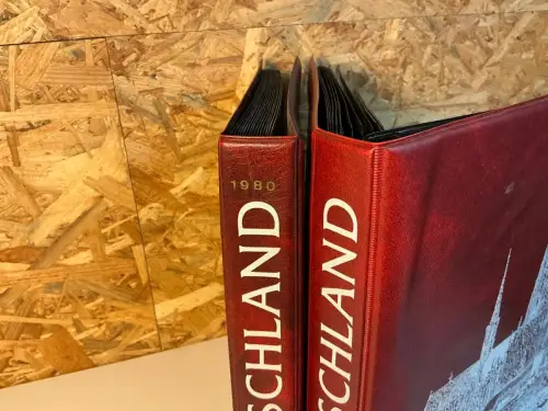 2 Philswiss Alben rot mit Aufdruck Deutschland (34960)