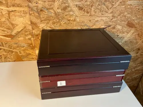 3 Münzboxen aus Holz (34973)