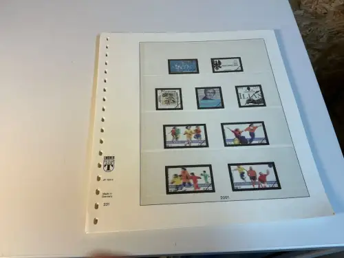 Bund Lindner Doppel T falzlos 2001dt (35004)