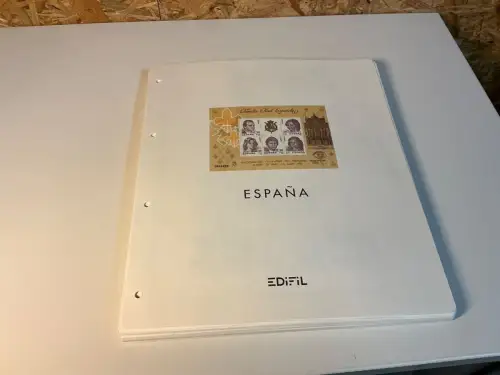Spanien Edifil Vordruck leer 1982-1987 mit Taschen (35010)