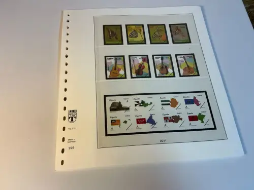 Spanien Lindner T falzlos 2011 (35012)