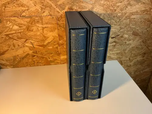 Leuchtturm 2 Ringbinder blau inkl. Schuber (35007)