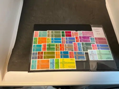 Europa Cept Jahrgang 1971 postfrisch komplett (34114)