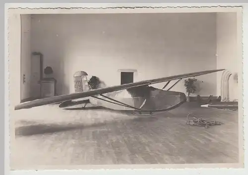 (F31080) Orig. Foto Segelflugzeug Grunau Baby des FAG Esslingen 1934
