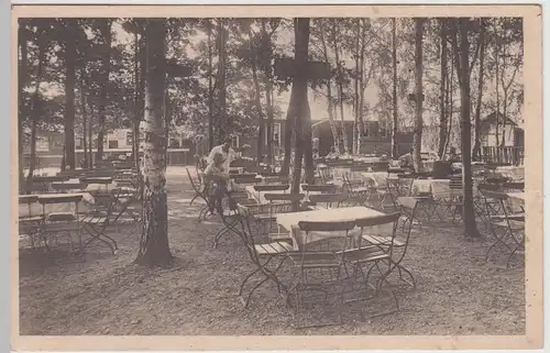 (116002) AK Altenburg Nobitz, Leina-Waldschänke, Biergarten 1930er