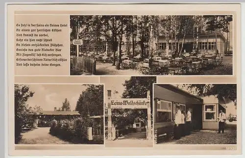(115998) AK Altenburg Nobitz, Leina-Waldschänke, Mehrbild 1938