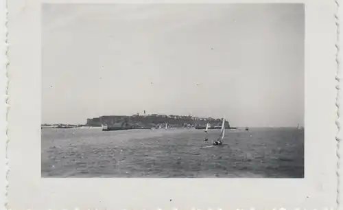 (F28429) Orig. Foto Blick nach Helgoland 1935
