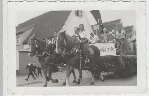 (F3949) Orig. Foto Erntedankfest in Haardhausen (Bayern?) 1935