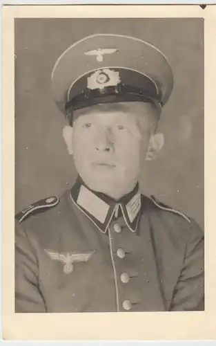 (F2291) Orig. Foto Portrait Wehrmacht-Soldat, Klaus Müller, Erfurt 1942