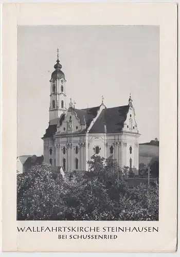 (Bu13) kleines Info-Heft A6 Wallfahrtskirche Steinhausen 1949