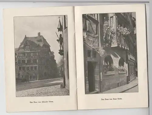 (Bu20) kl. Heft "Spaziergang durch das schöne Nürnberg" 1930/40er