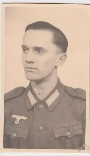 (F9998) Orig. Foto Porträt deutscher Soldat 1930/40er
