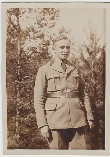 (F9943) Orig. Foto junger Mann in Uniform 1935