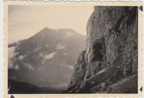 (F9848) Orig. Foto Tegernseer Berge, Kirchberg vom Roß- und Buchstein ges. 1936