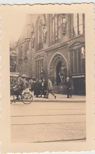 (F9821) Orig. Foto Bremen, Partie am Rathaus mit Ratskeller 1935