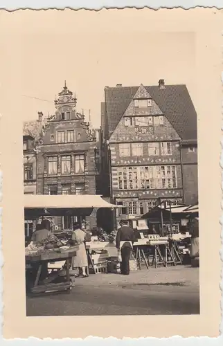 (F9817) Orig. Foto Bremen, Partie am Markt 1935