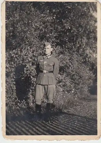 (F941) Orig. Foto Wehrmacht-Soldat Willi im Urlaub, August 1943