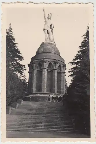 (F9257) Orig. Foto Hermannsdenkmal bei Detmold, 1936