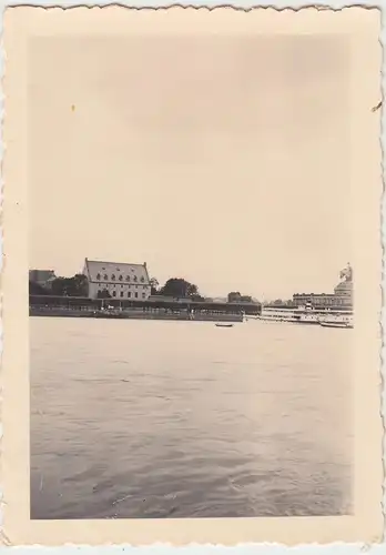 (F9242) Orig. Foto Koblenz, Panorama mit Deutschem Eck 1936