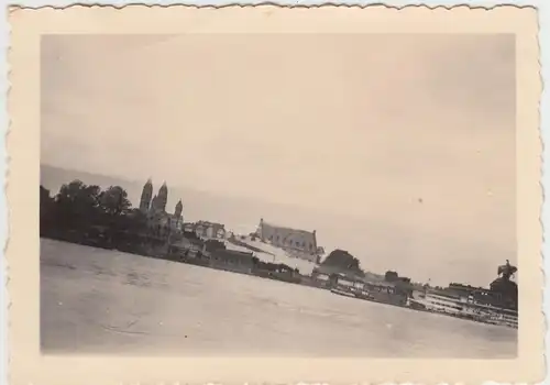 (F9241) Orig. Foto Koblenz, Panorama mit Deutschem Eck 1936