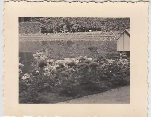 (F9214) Orig. Foto Bad Pyrmont, Partie im Kurgarten 1936