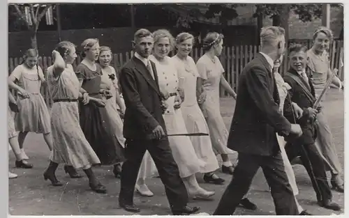 (F9172) Orig. Foto Festumzug, Parade, Niedersachsen 1935