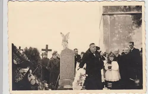 (F9099) Orig. Foto Friedhof, Beerdigung, 1930er