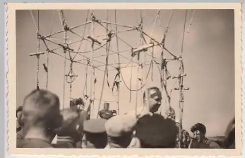 (F8941) Orig. Foto Ballon-Fahrt v. Bitterfeld nach Teutoburger Wald 23.6.1935, v