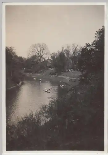 (F8711) Orig. Foto Erfurt, Kanuten a.d. Flutgraben, 1932