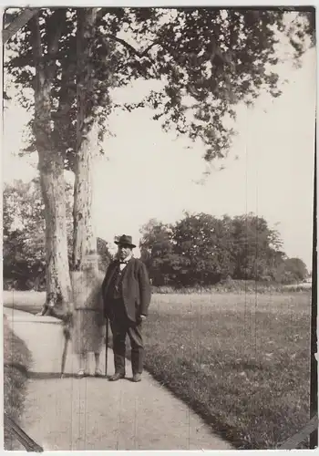 (F8572) Orig. Foto Wörlitzer Park, Paar beim Spaziergang 1930er