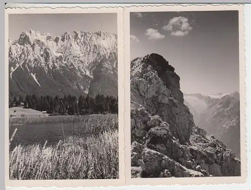 (N626) 24x Orig. Foto, Berge, Berglandschaft, 1940er