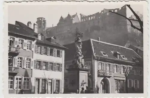 (N540) Orig. Foto, Heidelberg, Schlossruine, 1940er