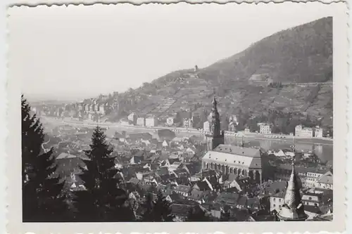(N522) 3x Orig. Foto, Heidelberg, Panorama, 1930er / 40er