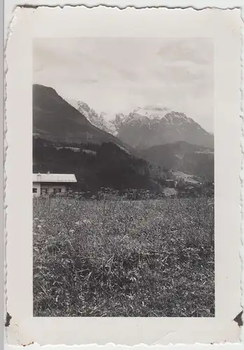 (F8407) Orig. Foto Gotzenalm, Partie 1937