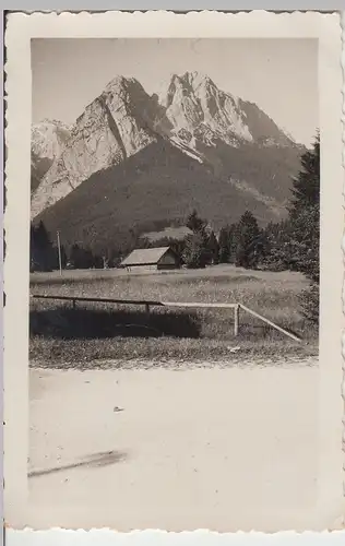 (F8382) Orig. Foto Garmisch, großer u. kleiner Waxenstein 1935