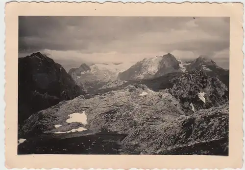(F8378) Orig. Foto Hochalm bei Eibsee, Partie 1935