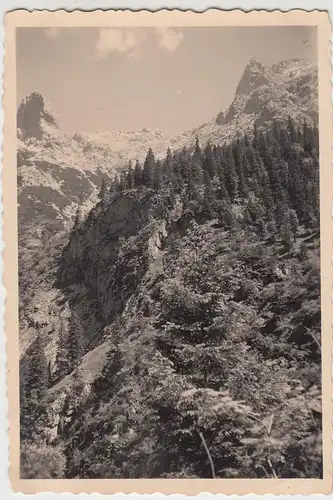 (F8371) Orig. Foto Garmisch Grainau, Berg-Partie 1934