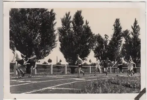 (F8361) Orig. Foto Mannheim, Sportfest Staffellauf 1937