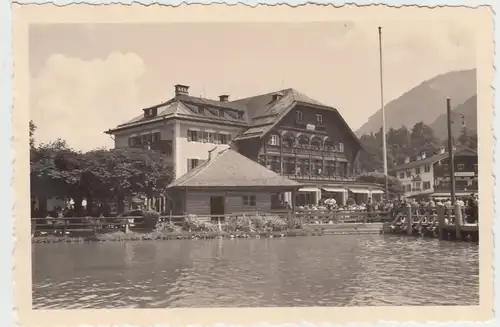 (F8159) Orig. Foto Königsee, Hotels 1935