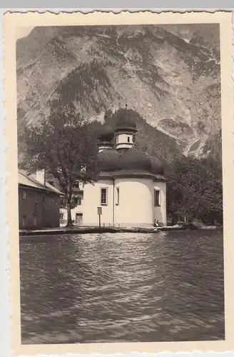 (F8150) Orig. Foto St. Bartholomä im Königsee 1935