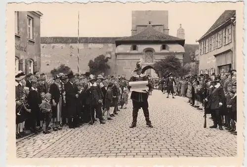(F8119) Orig. Foto Nördlingen, Festakt am Reimlinger Tor 1935