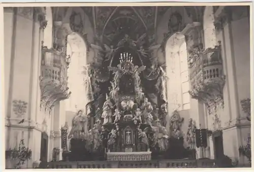 (F8103) Orig. Foto Gößweinstein, Inneres der Kirche 1935