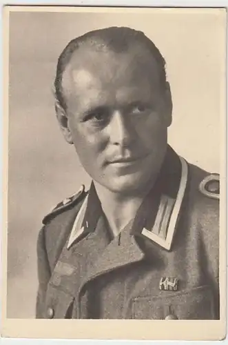 (F803) Orig. Foto Portrait Wehrmacht-Soldat, 1940er