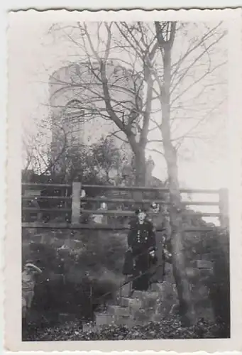 (F799) Orig. Foto Görlitz, Aussichtsturm a.d. Landeskrone, 1944