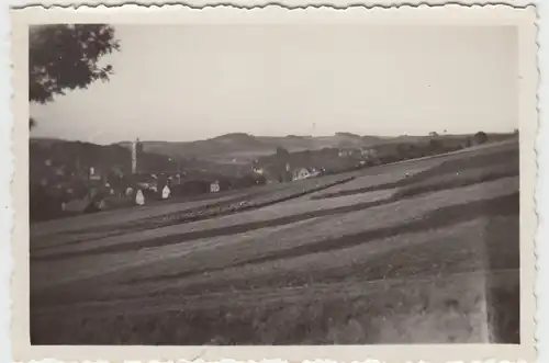 (F7837) Orig. Foto Lößnitz (Erzgeb.), Blick a. Stadt vom Weg zum Bad 1933