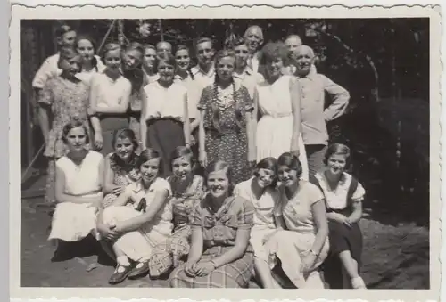 (F7785) Orig. Foto Fahrt nach Grüna zum Totenstein, um 1933