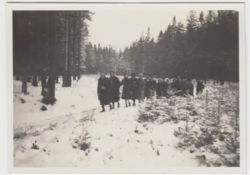 (F7780) Orig. Foto Affalter, auf dem Weg zum Reformationsfest 1931
