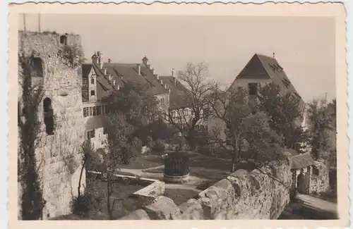(F7608) Orig. Foto Heidenheim an der Brenz, Schloss Hellenstein, Kindlesbrunnen
